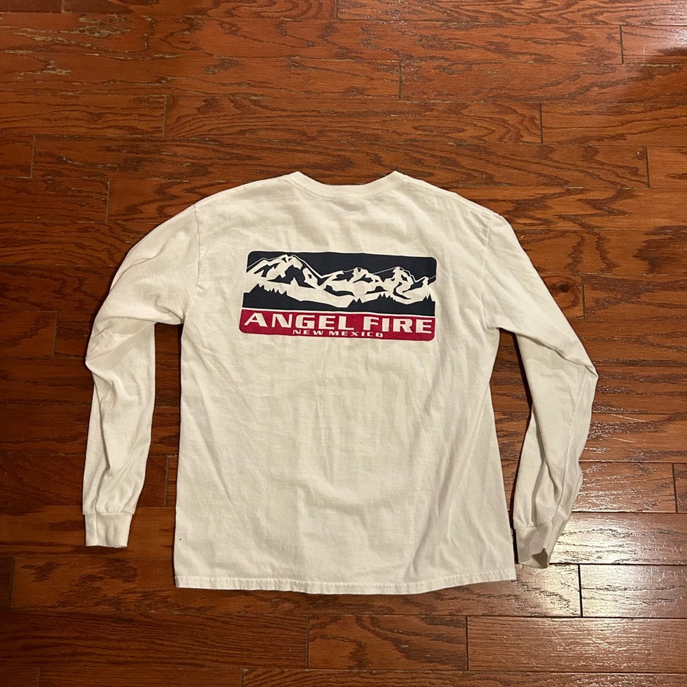 Angel fire white longsleeve